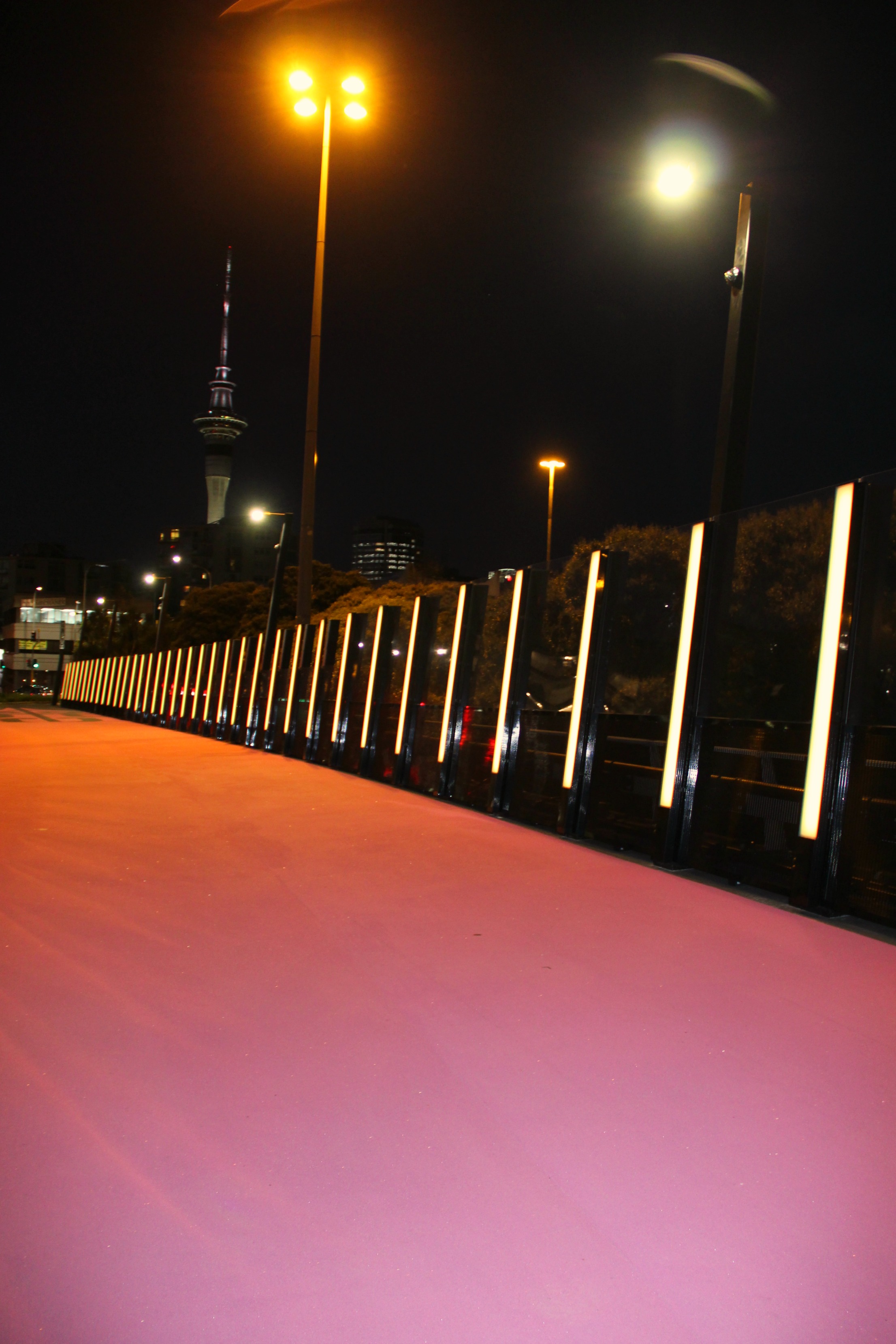 The 'sunrise' on Auckland's Te Ara I Whiti cycleway. Photo / Supplied